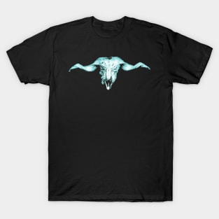 Aries Skull Turquoise T-Shirt